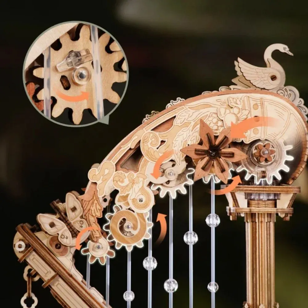 Puzzle 3D harpe magique : vue 4