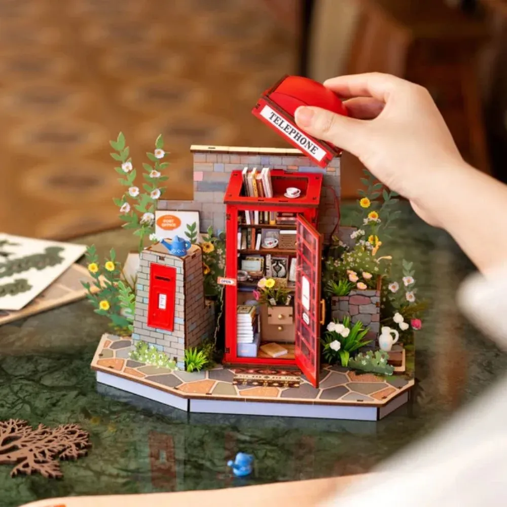 Puzzle 3D kiosque à livres Blossom : vue 3