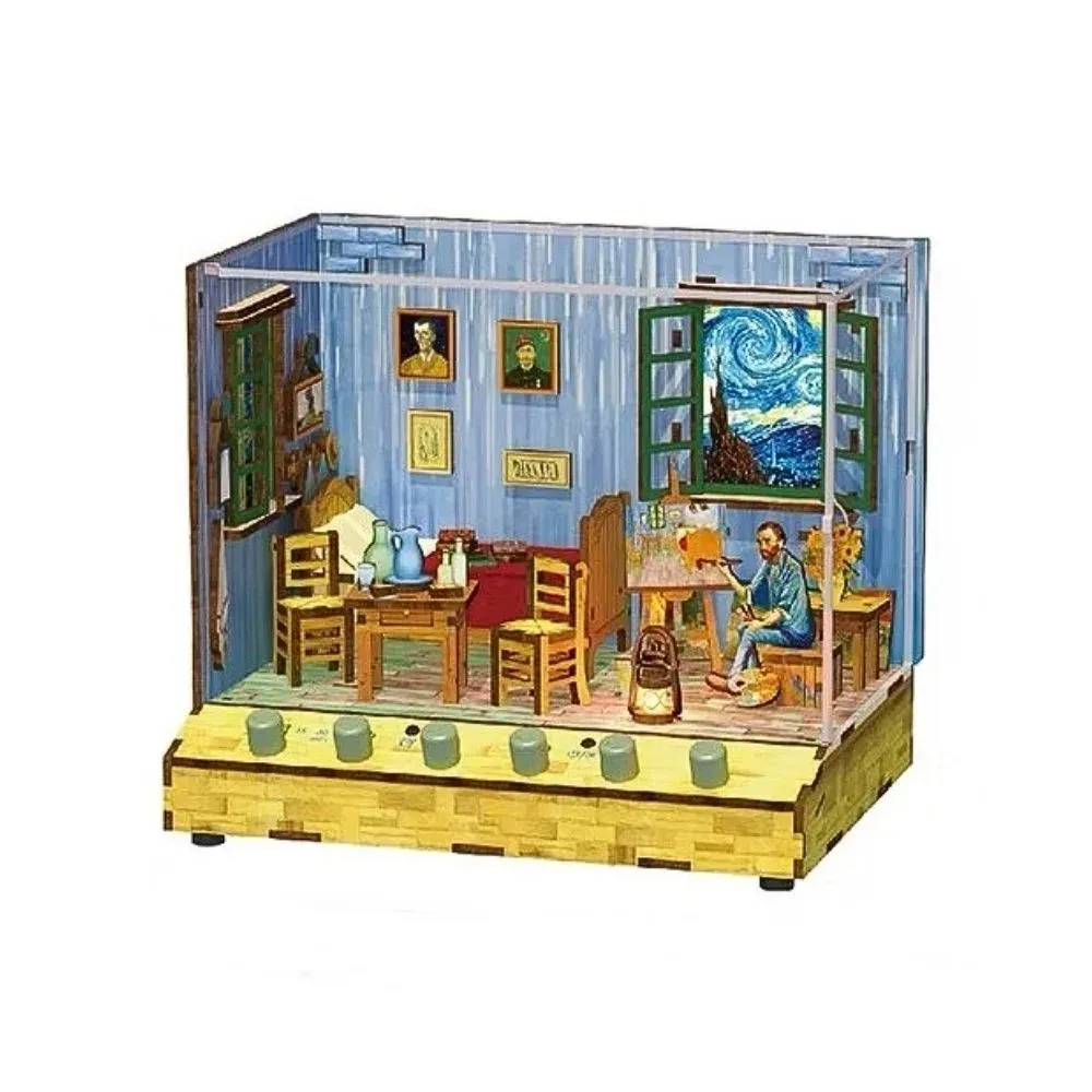 Puzzle 3D la chambre de Vincent : vue 2