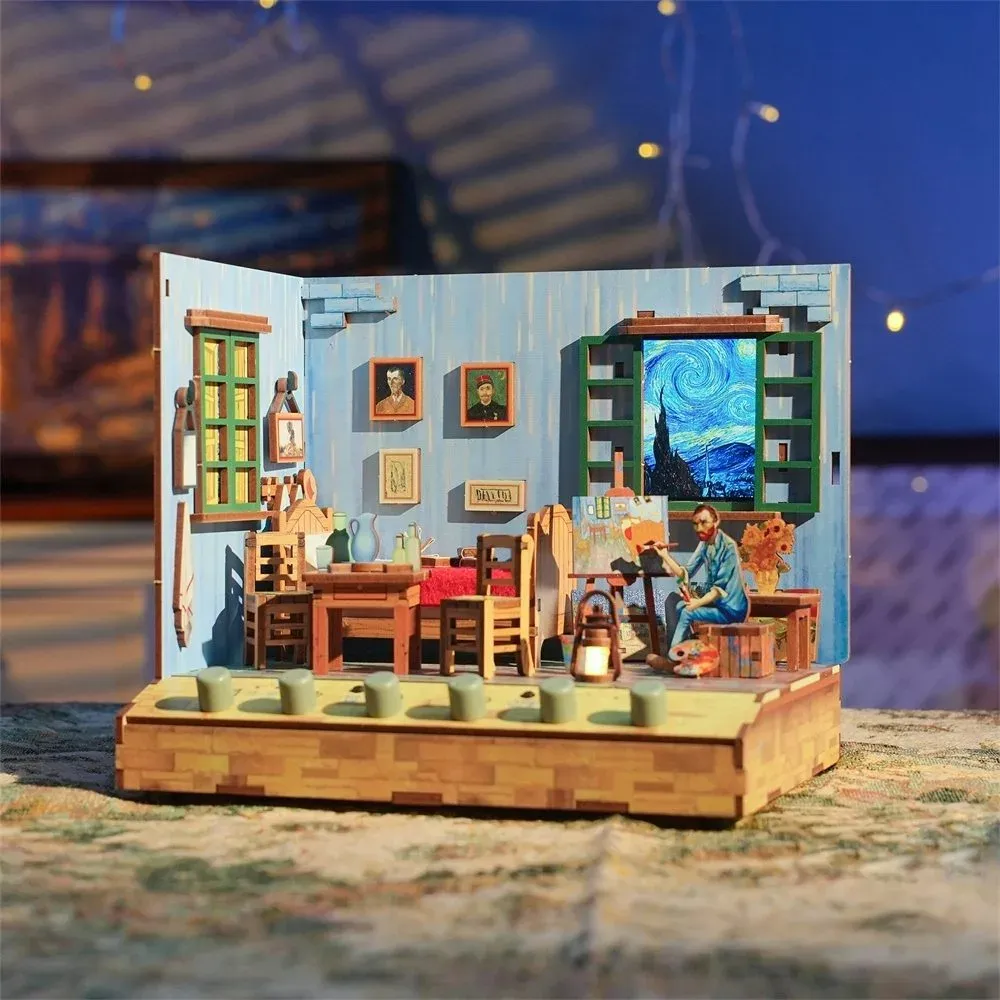 Puzzle 3D la chambre de Vincent : vue 3
