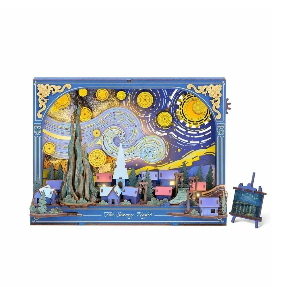 Puzzle 3D La Nuit étoilée : vue 2