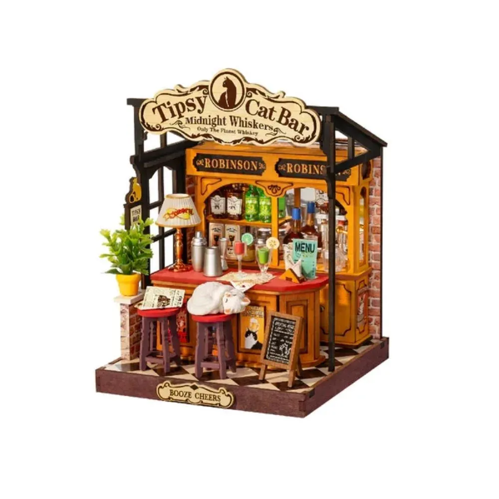 Puzzle 3D bar du chat Tipsy : vue 2