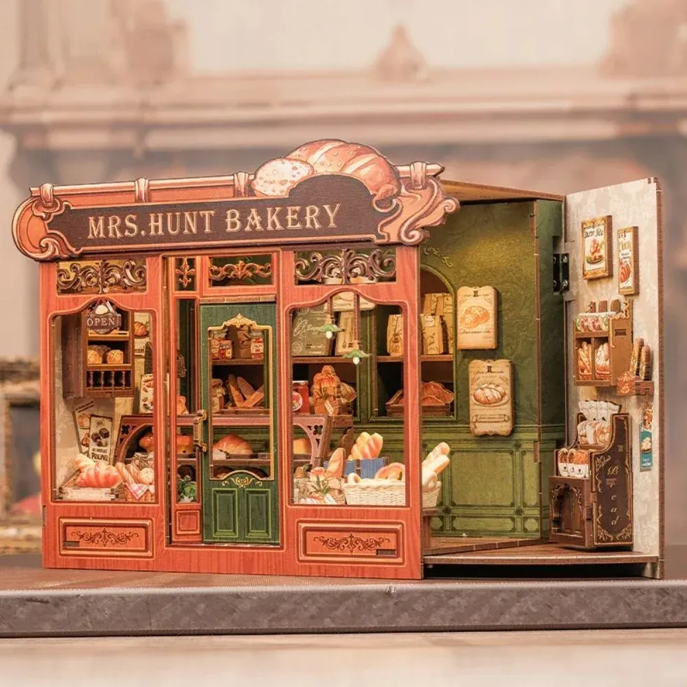 Maquette en bois boulangerie miniature : vue 4