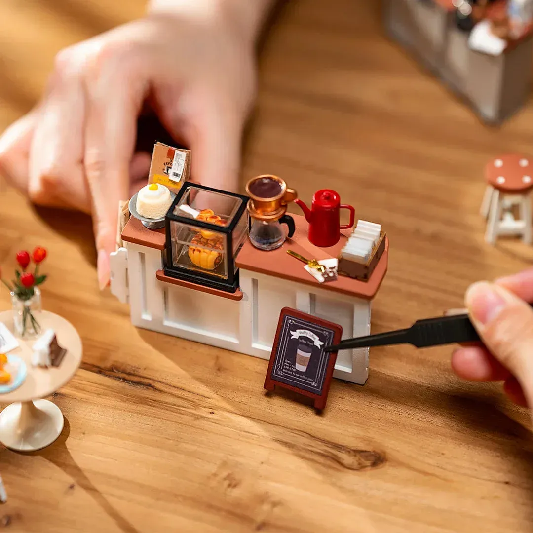 Maquette en bois café miniature n° 17 : vue 2