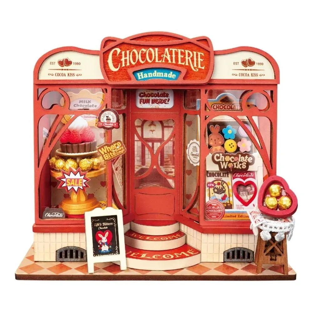 Puzzle 3D chocolaterie miniature : vue 2
