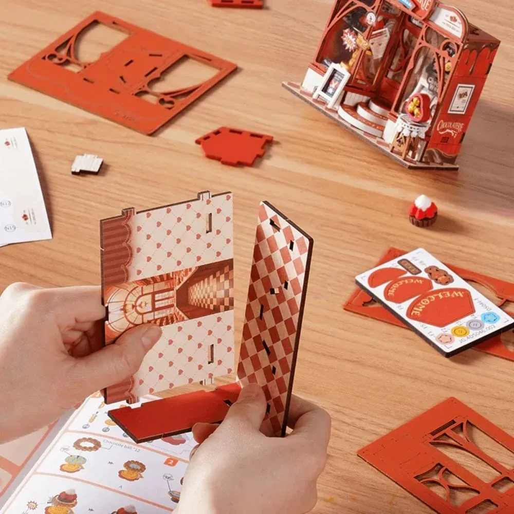 Puzzle 3D chocolaterie miniature : vue 3