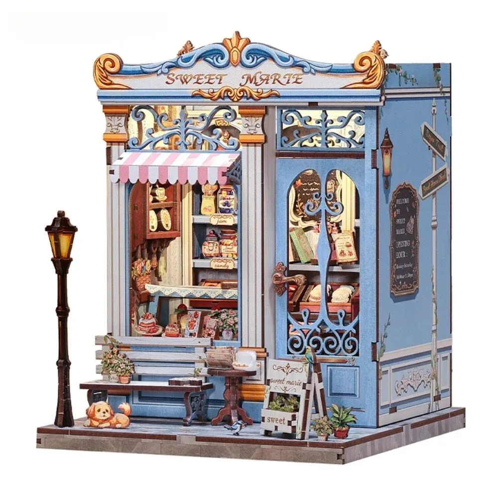 Maquette en bois maison miniature Douce Marie : vue 2