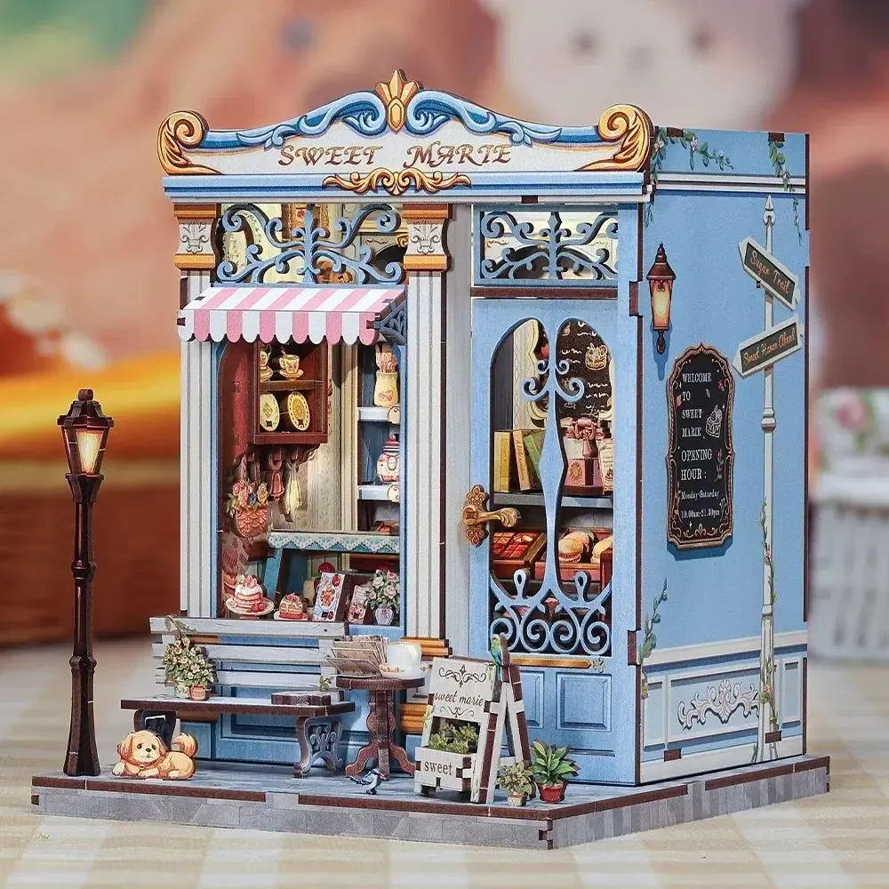 Maquette en bois maison miniature Douce Marie : vue 3