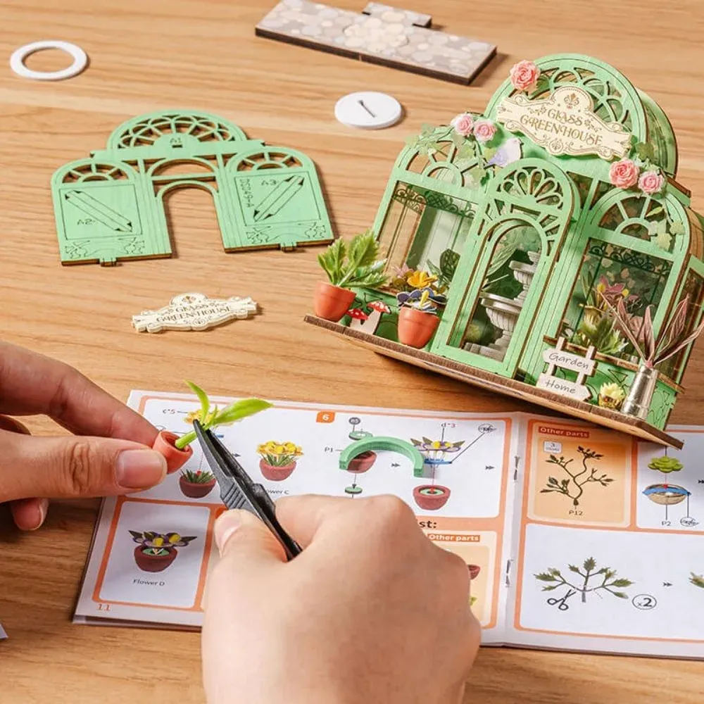 Puzzle 3D jardin de la fontaine : vue 3