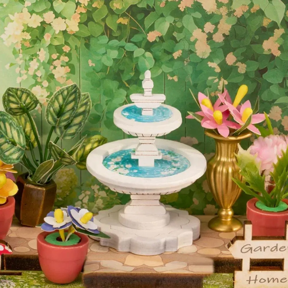 Puzzle 3D jardin de la fontaine : vue 4