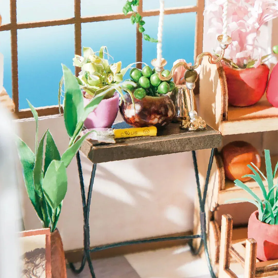 Maquette en bois boutique de fleurs miniature : vue 4