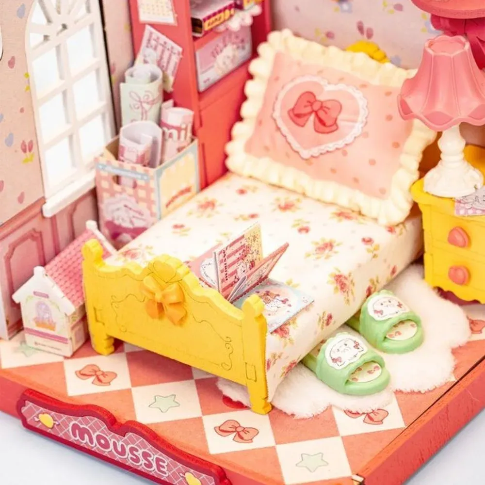 Puzzle 3D maison miniature La douce nuit de Mousse : vue 3