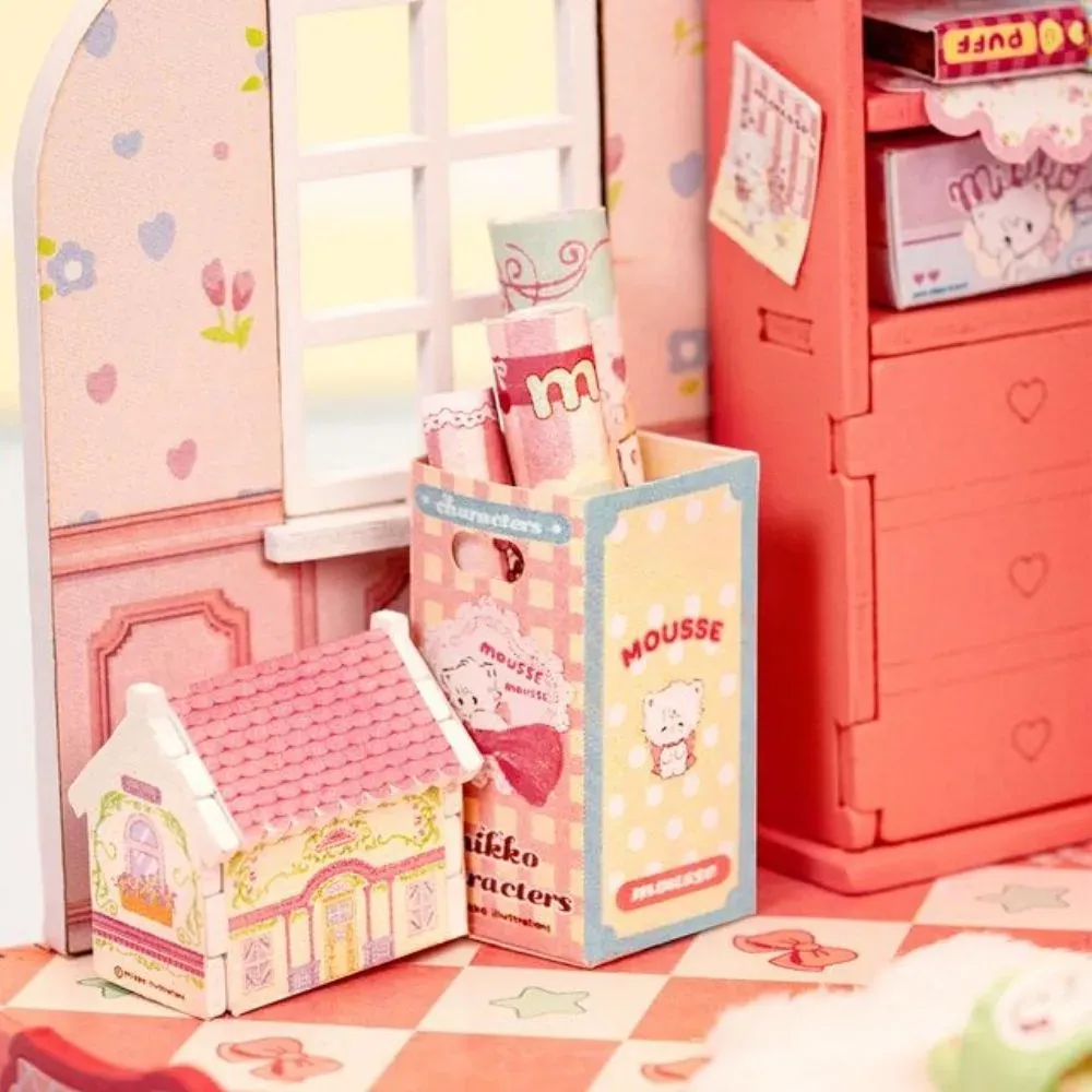Puzzle 3D maison miniature La douce nuit de Mousse : vue 4