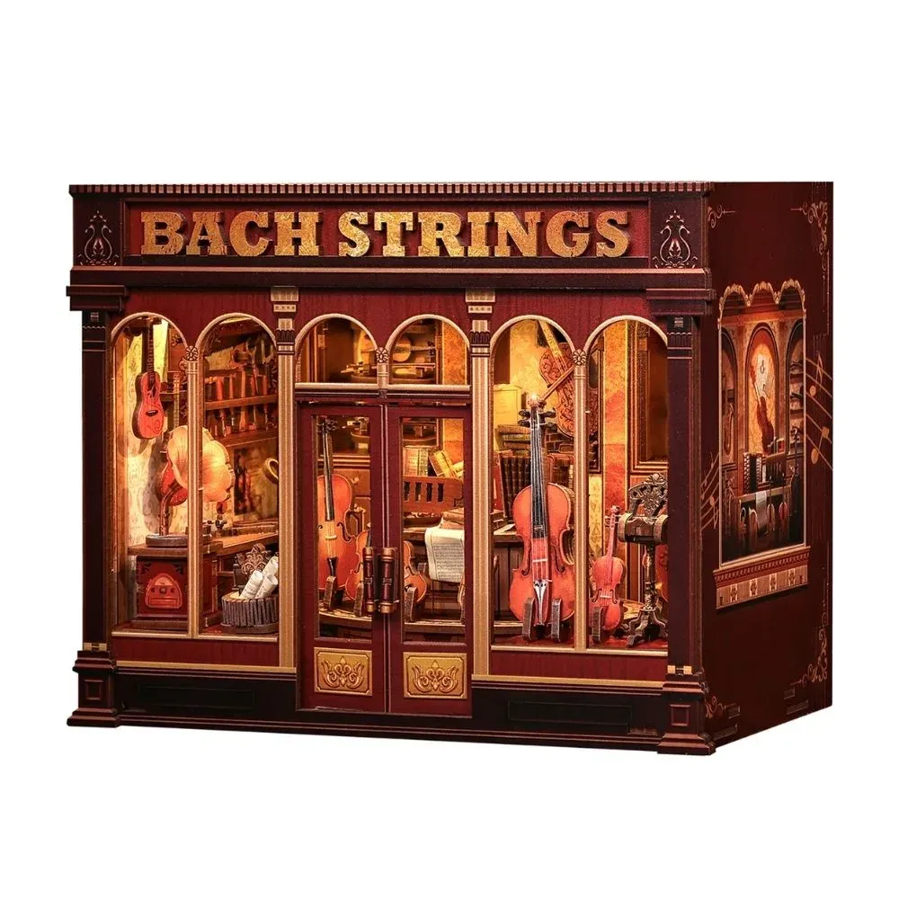 Maquette en bois maison miniature Les Cordes de Bach : vue 2