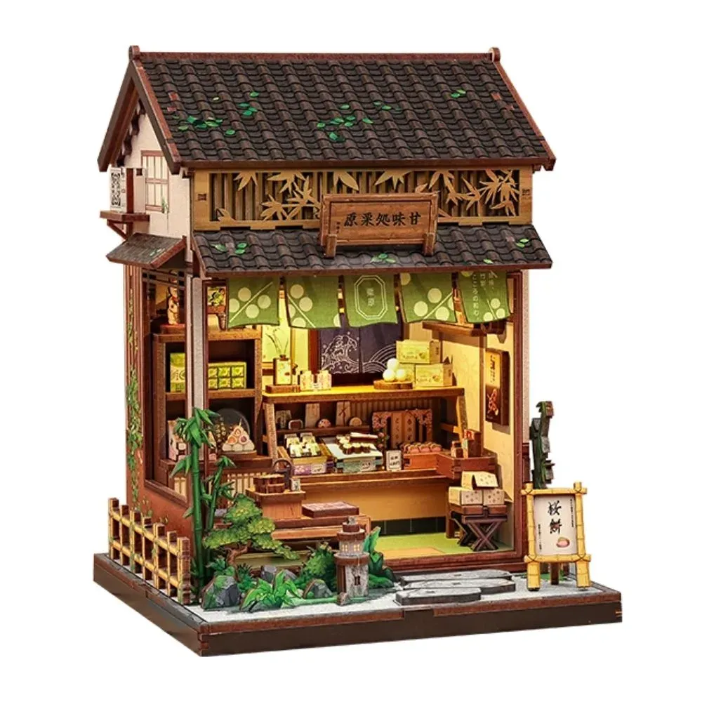 Maquette en bois maison miniature gourmande : vue 2