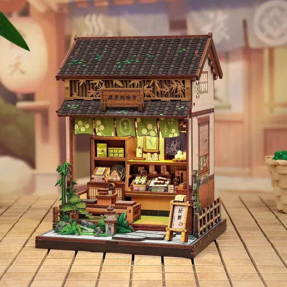 Maquette en bois maison miniature gourmande : vue 3