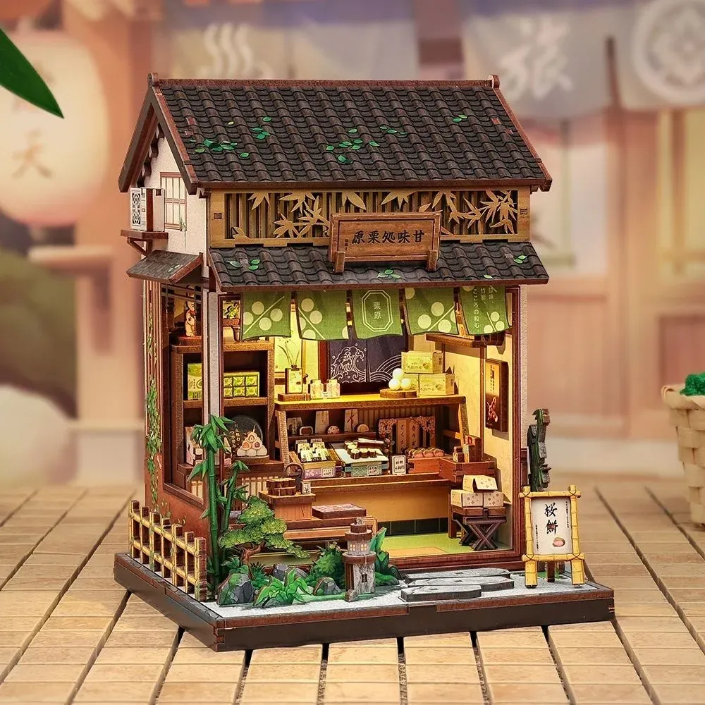 Maquette en bois maison miniature gourmande : vue 4