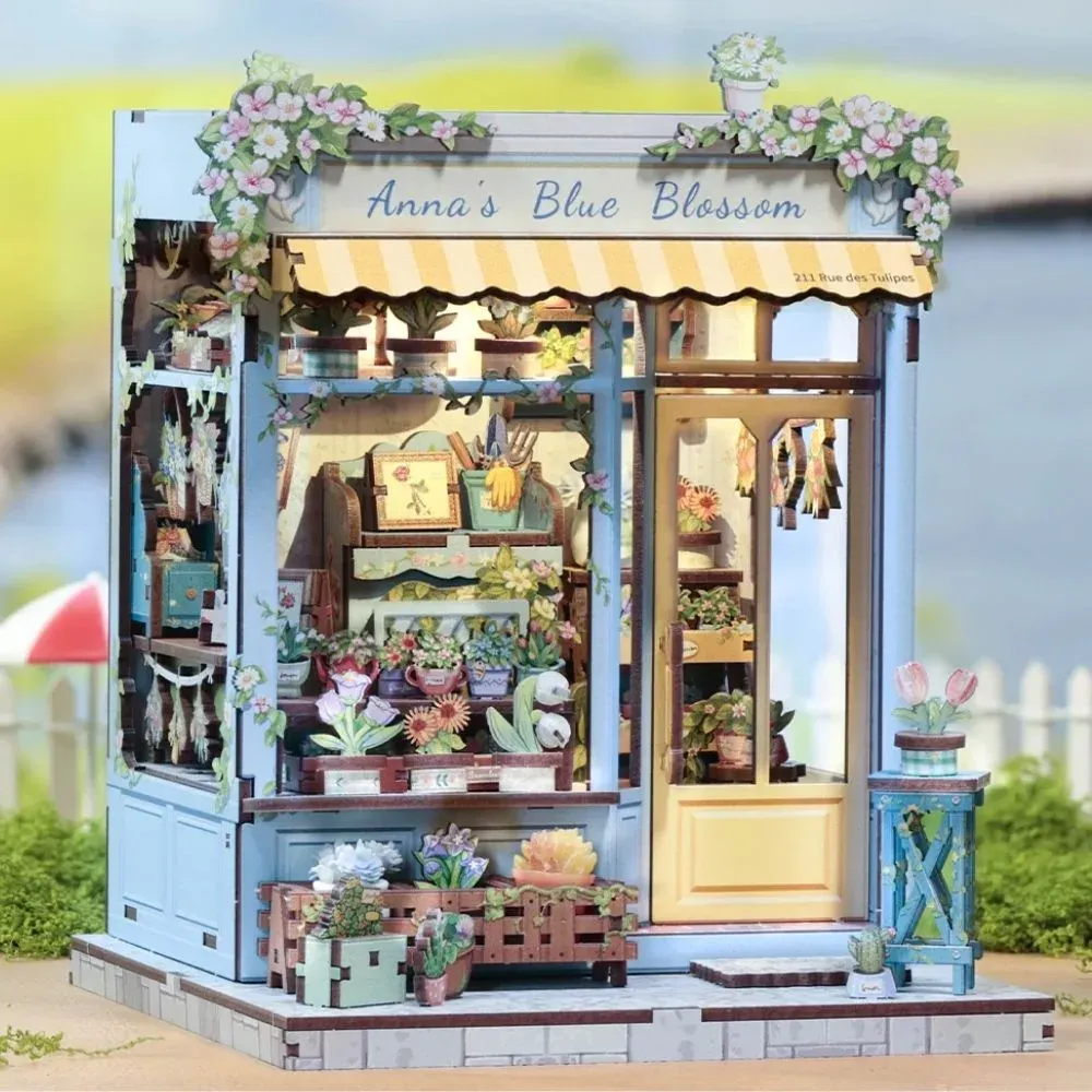 Maquette en bois maison miniature Les Iris d'Anna : vue 4