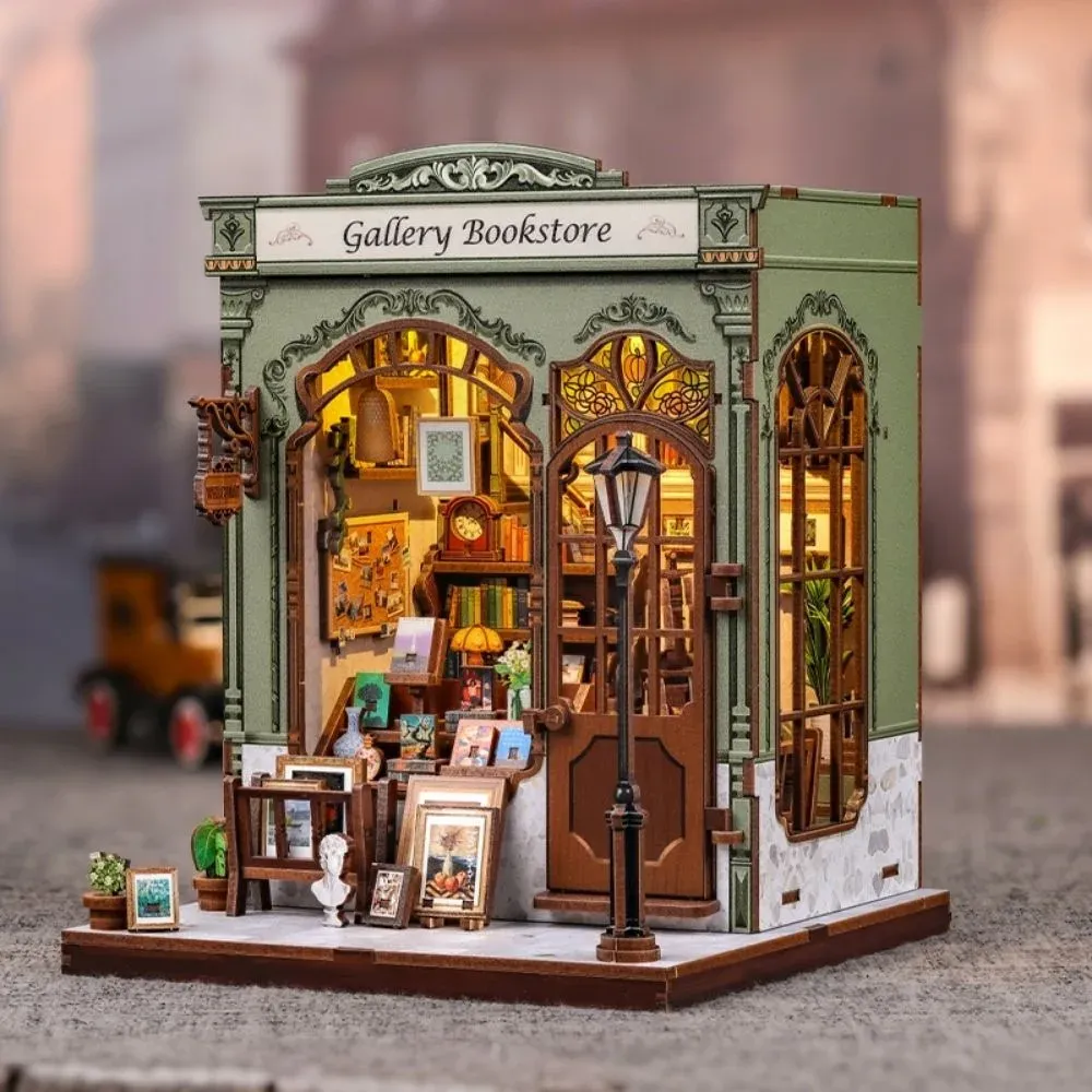 Maquette en bois librairie des arts : vue 3