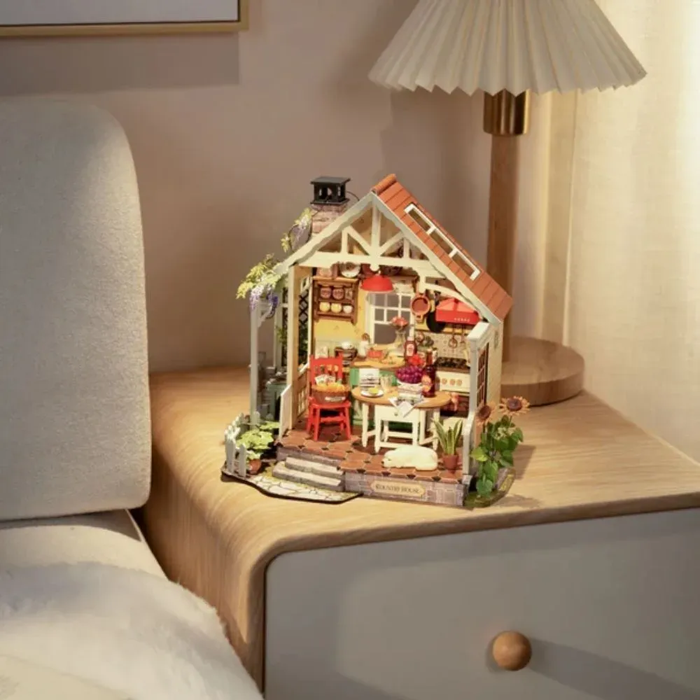 Puzzle 3D maison de campagne : vue 3