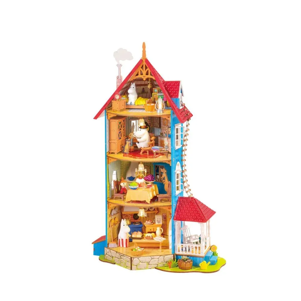 Puzzle 3D maison miniature lumineuse : vue 2