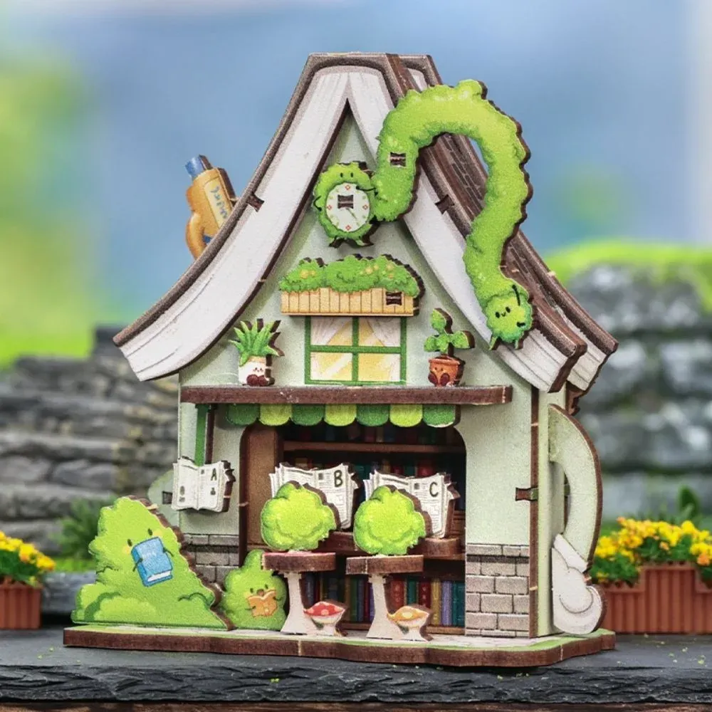 Maquette en bois petite librairie