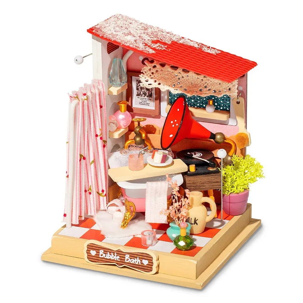 Puzzle 3D maison miniature salle de bain : vue 2