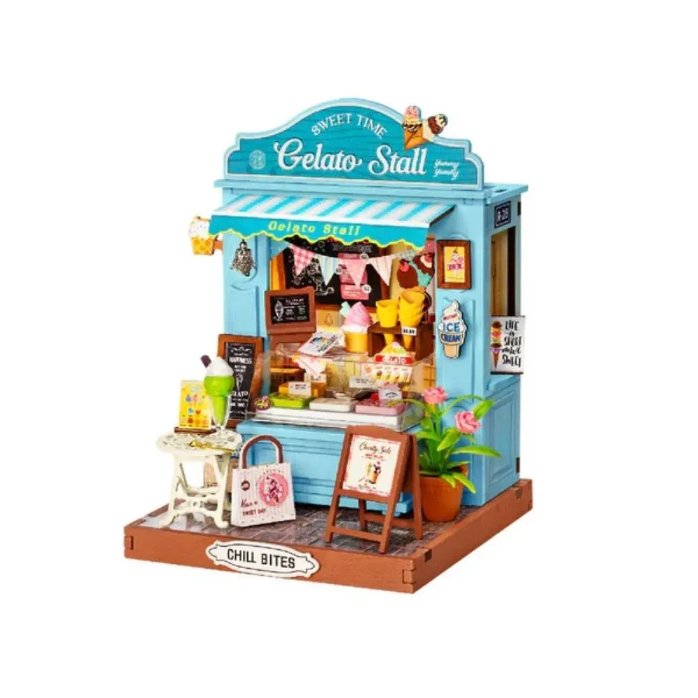 Puzzle 3D stand de glaces : vue 2