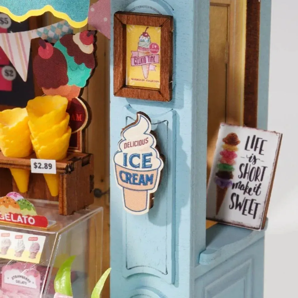 Puzzle 3D stand de glaces : vue 4