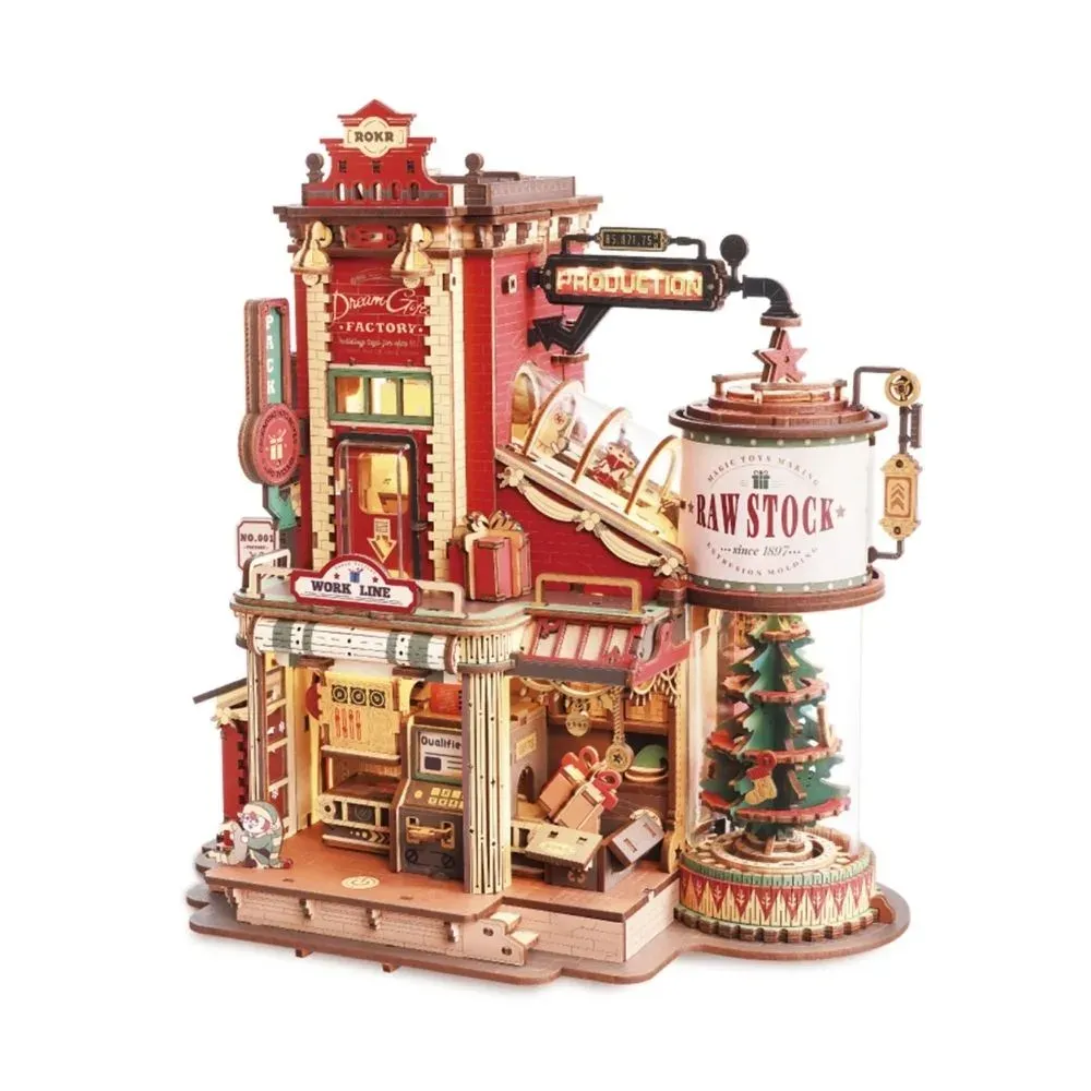 Puzzle 3D Atelier de cadeaux de Noël : vue 2