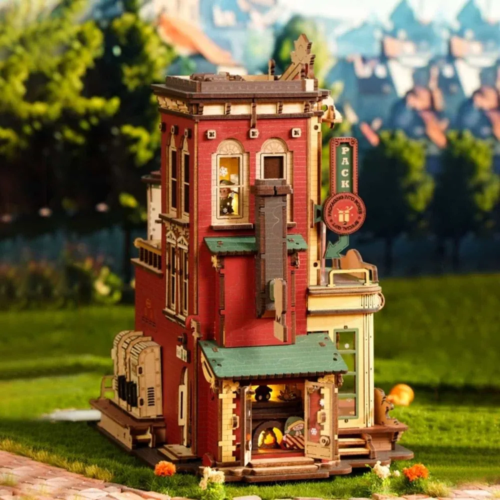 Puzzle 3D Atelier de cadeaux de Noël : vue 4