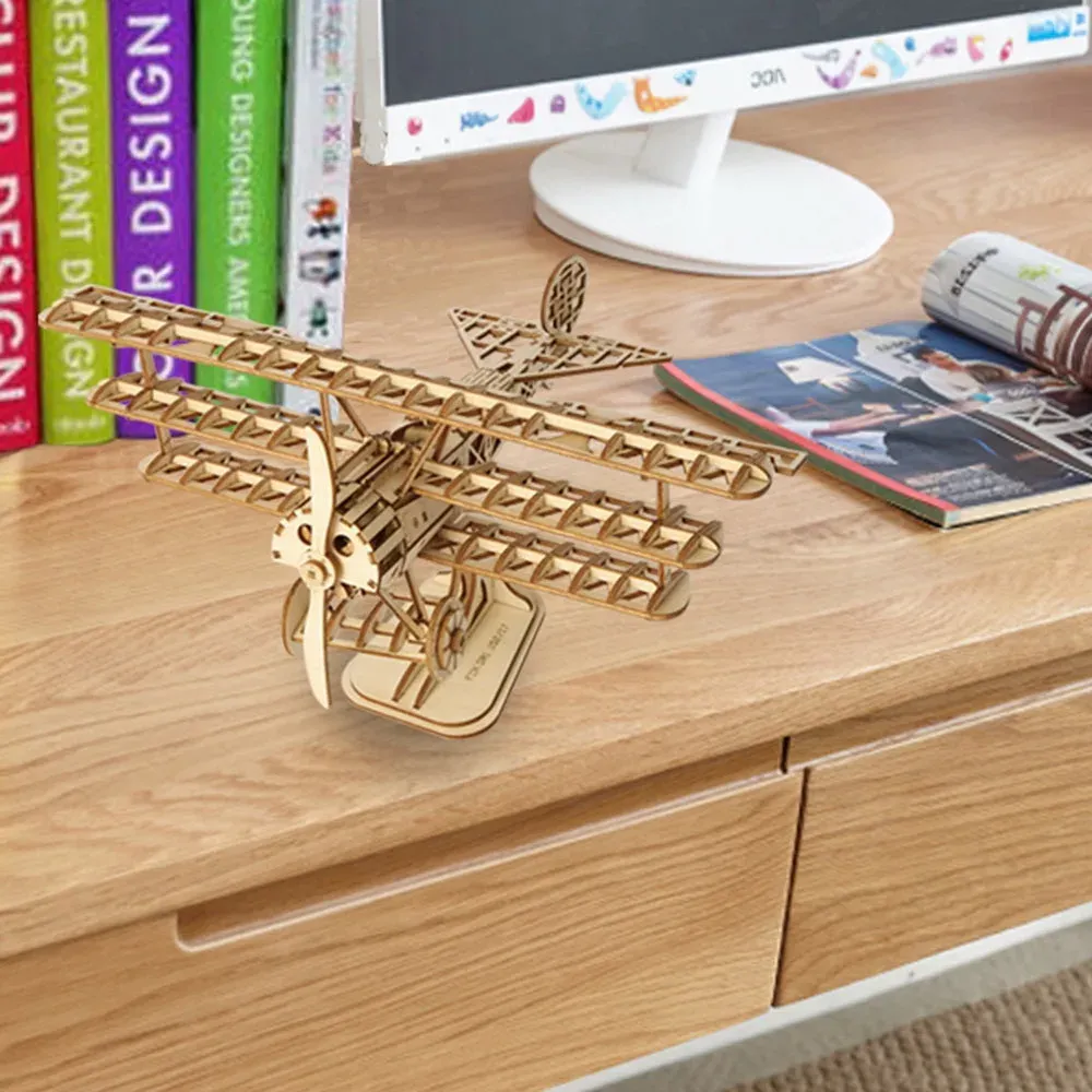 Puzzle 3D avion : vue 4