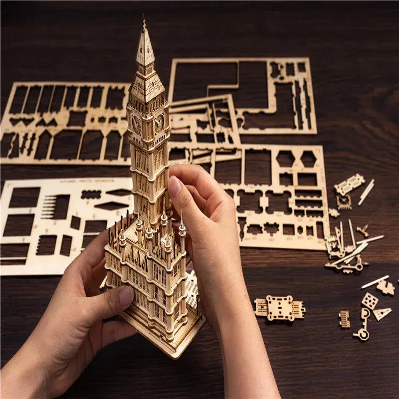 Puzzle 3D Big Ben : vue 3