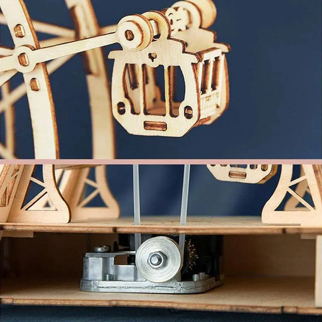 Puzzle 3D boîte à musique grande roue : vue 2