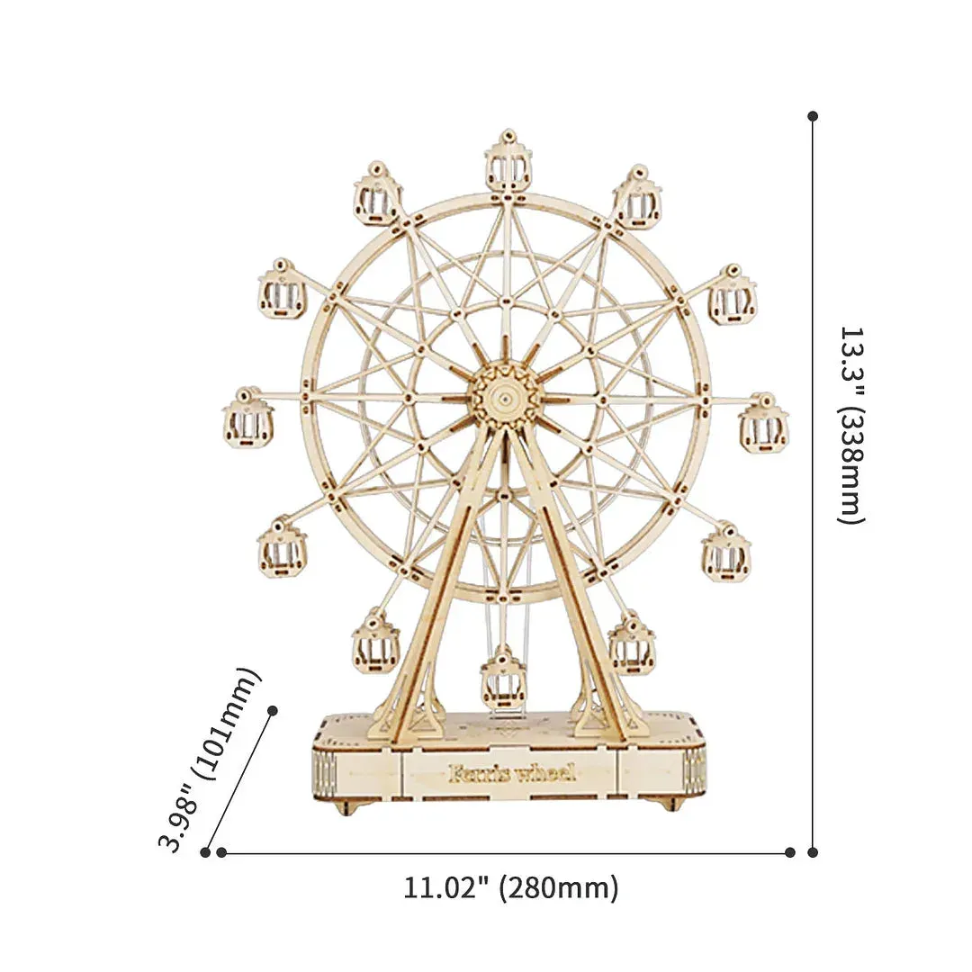 Puzzle 3D boîte à musique grande roue : vue 4