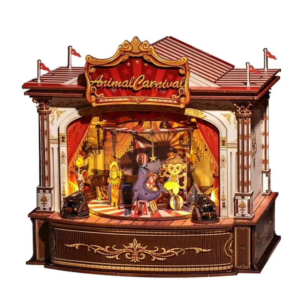 Puzzle 3D boîte à musique petit cirque : vue 2