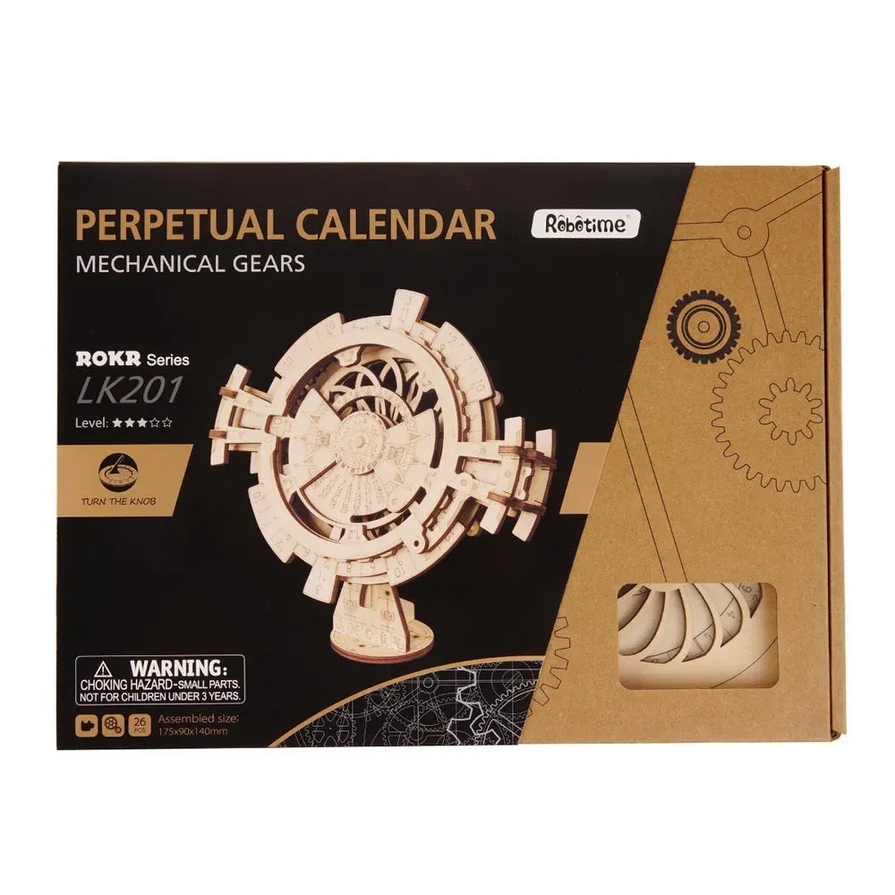 Puzzle 3D calendrier perpétuel : vue 3