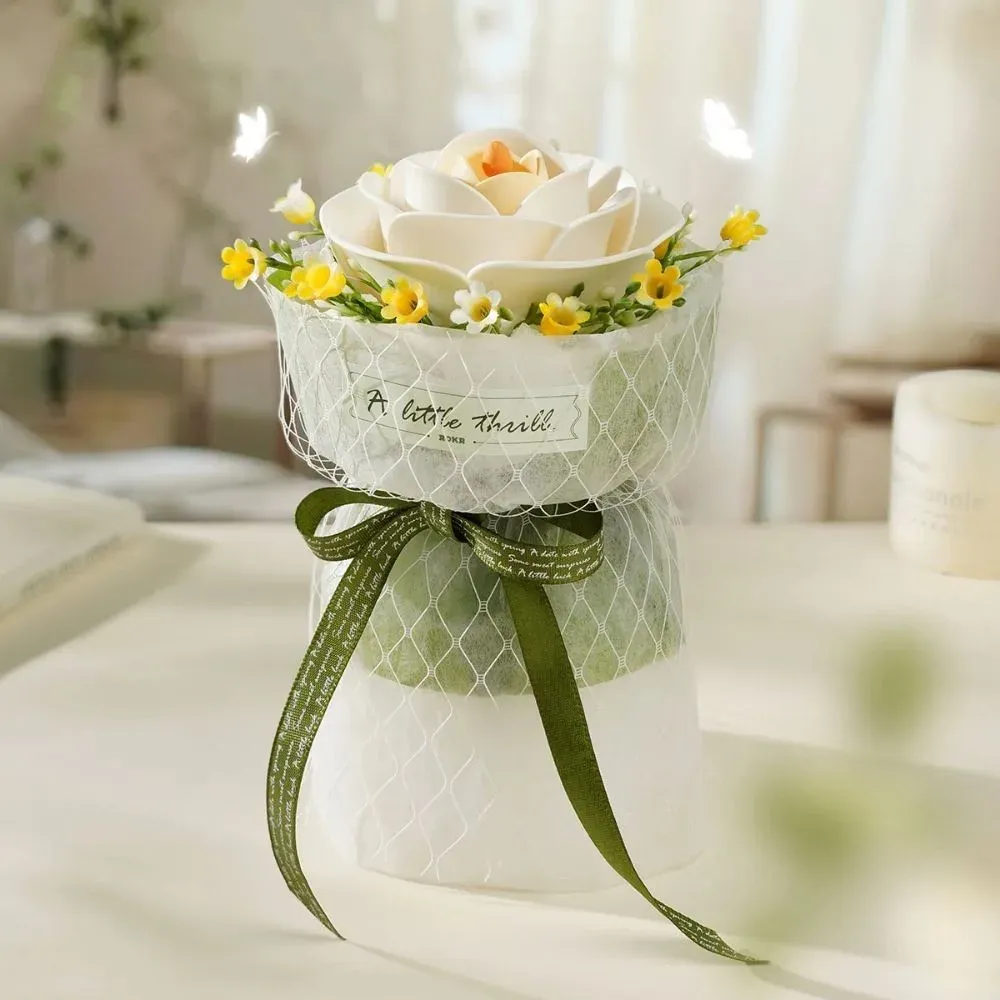 Puzzle 3D Camélia blanc