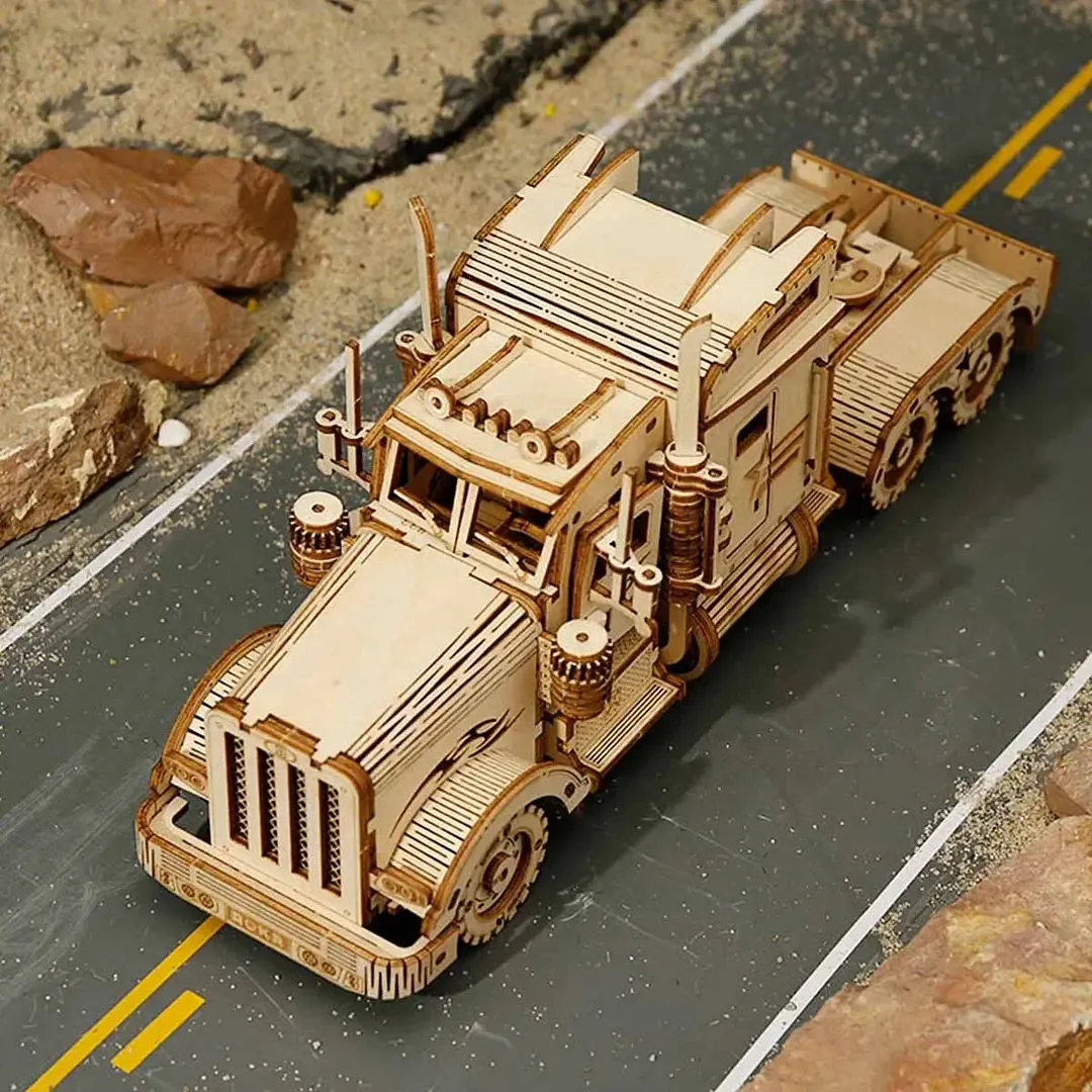 Puzzle 3D Camion lourd : vue 2