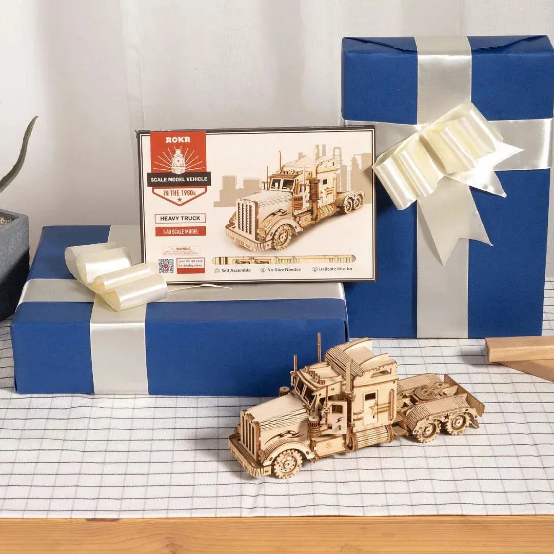 Puzzle 3D Camion lourd : vue 3