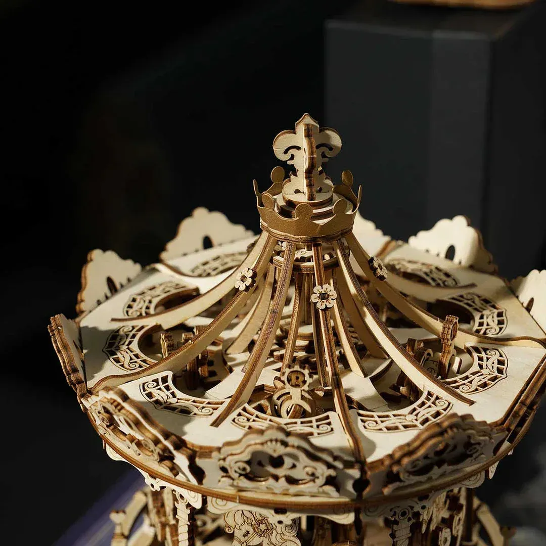 Puzzle 3D Carrousel romantique : vue 3