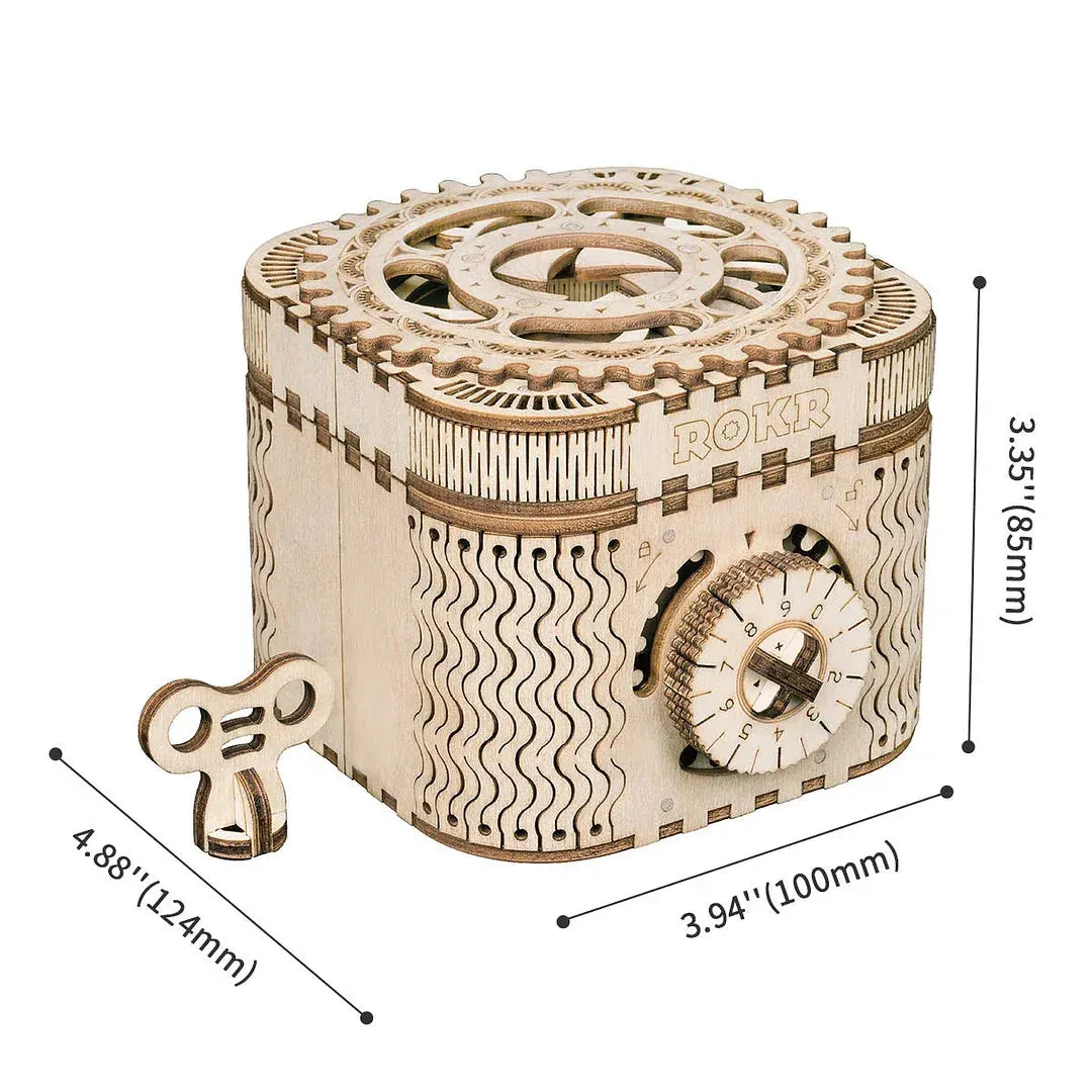 Puzzle 3D Coffre au trésor : vue 3
