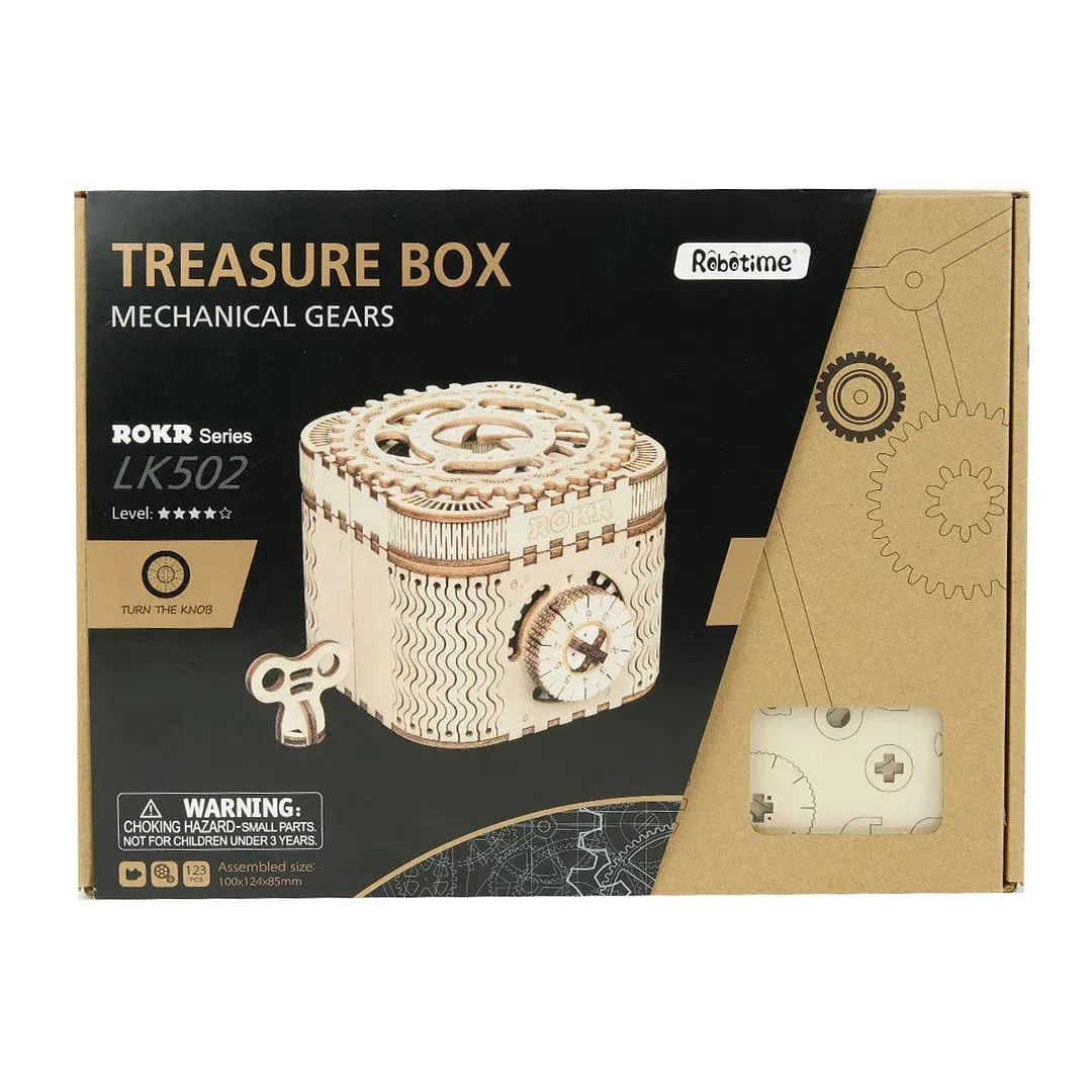 Puzzle 3D Coffre au trésor : vue 4