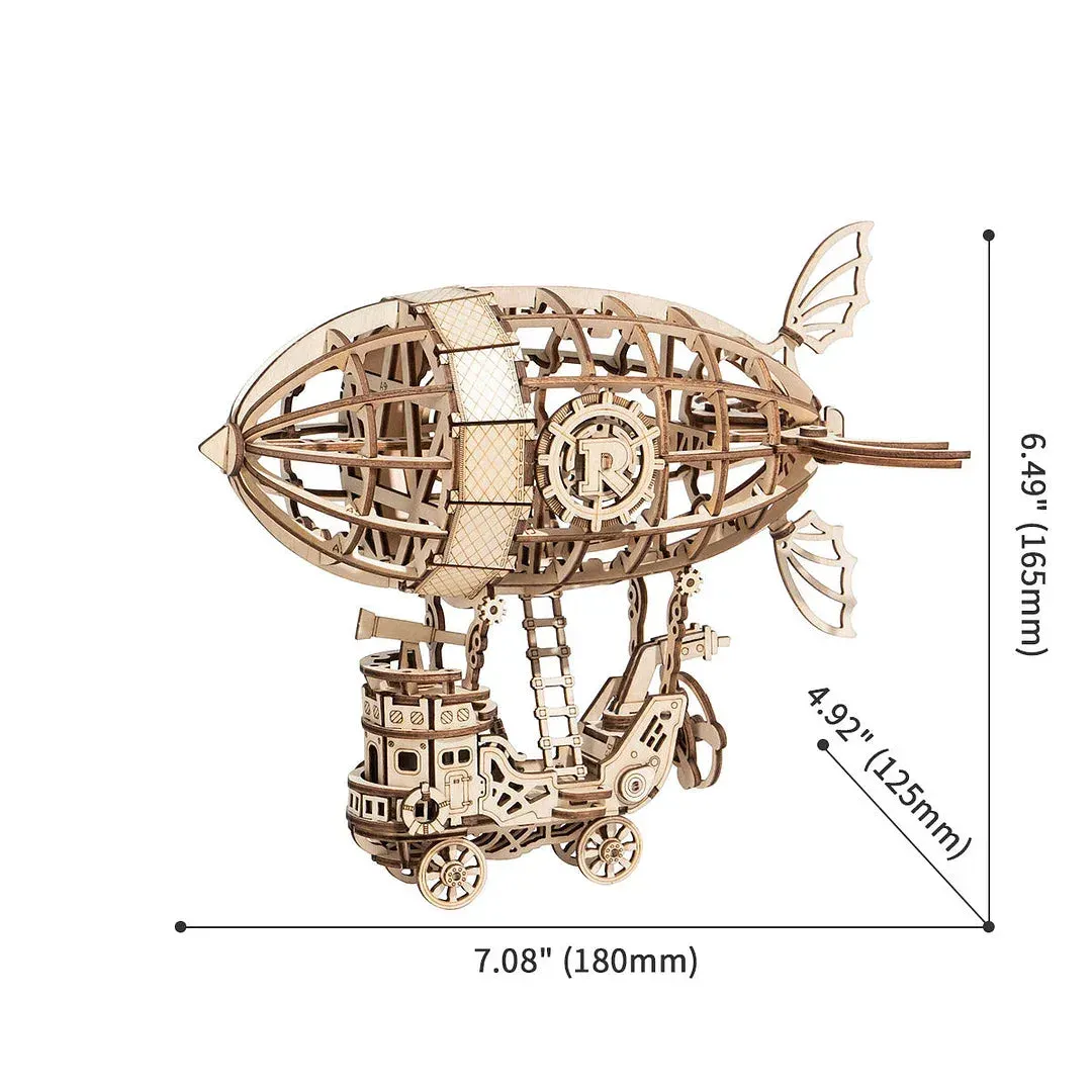 Puzzle 3D Dirigeable : vue 3