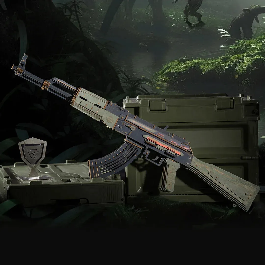 Puzzle 3D Fusil d'assaut AK-47 : vue 4