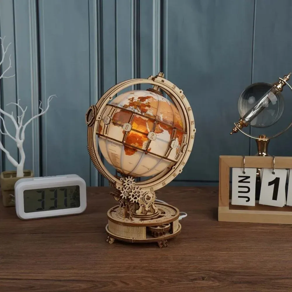Puzzle 3D globe lumineux