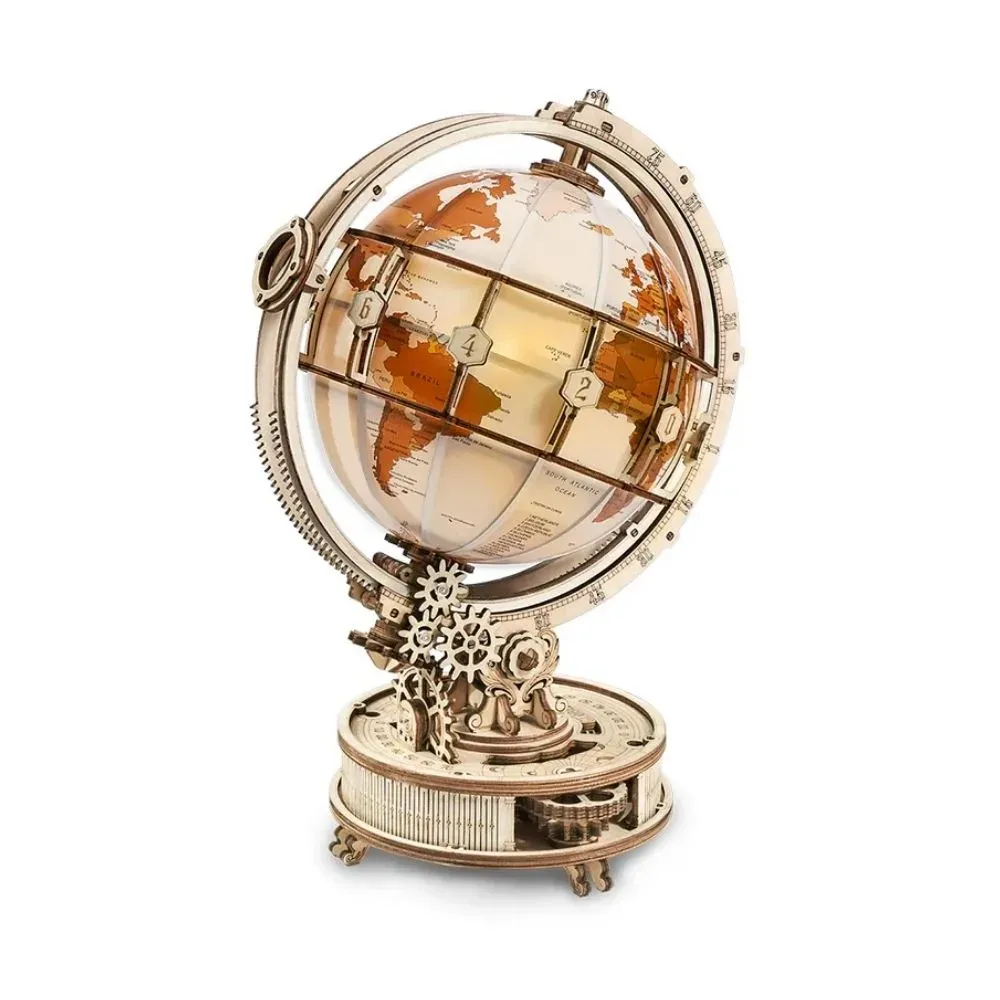 Puzzle 3D globe lumineux : vue 2