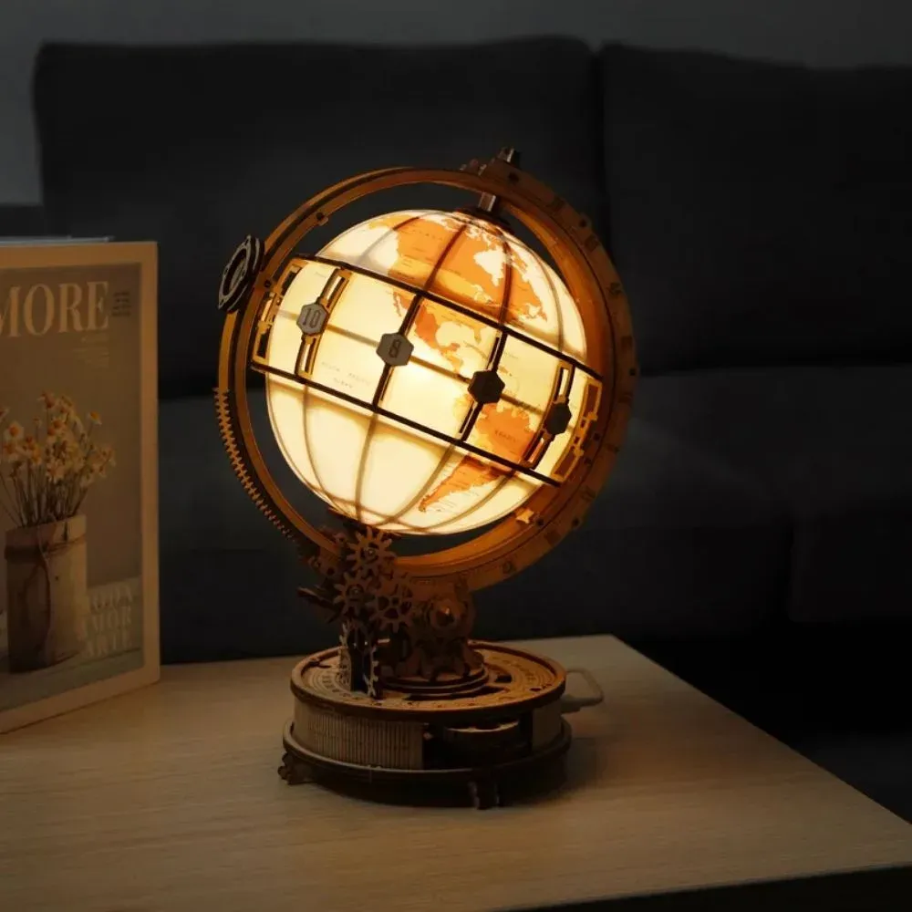 Puzzle 3D globe lumineux : vue 4