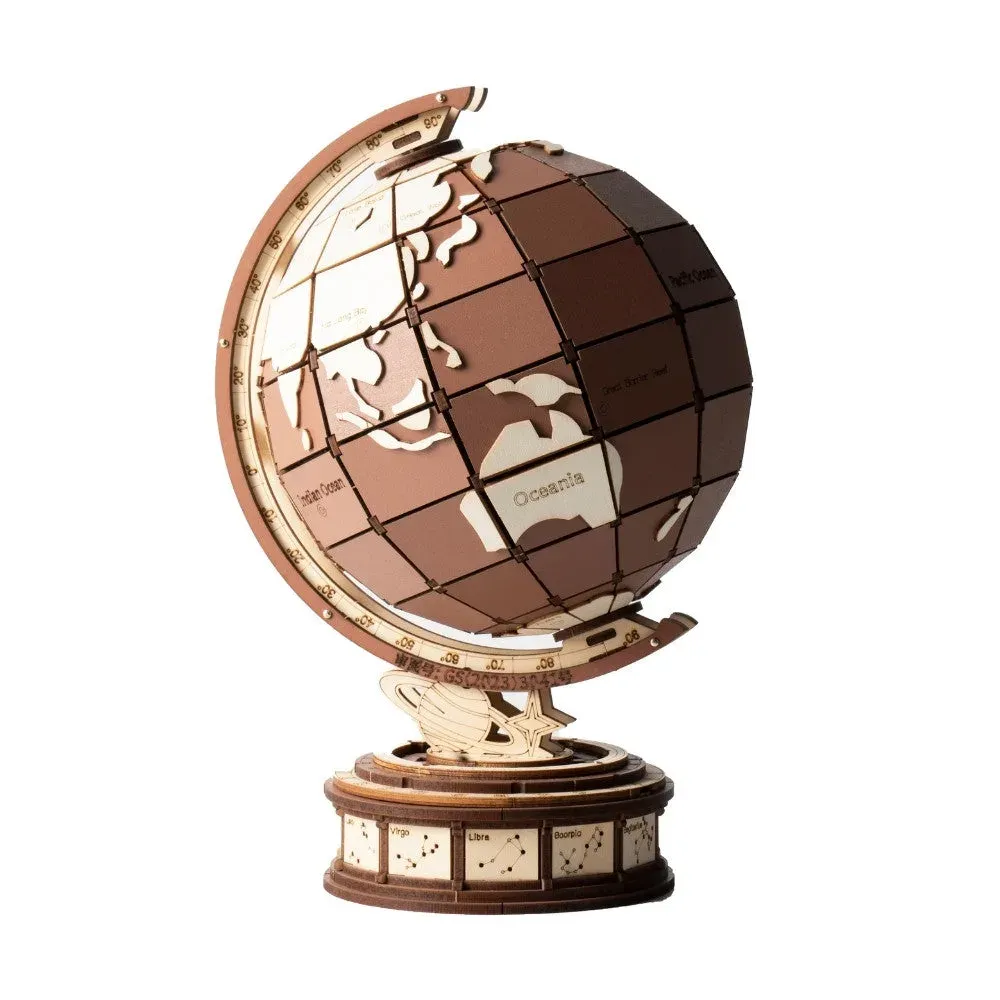 Puzzle 3D globe terrestre : vue 2
