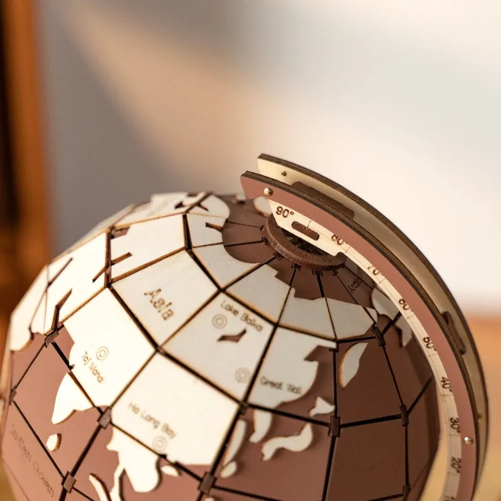Puzzle 3D globe terrestre : vue 4